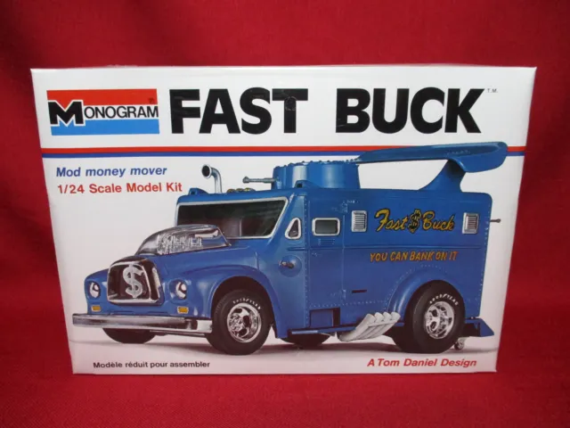 Fast Buck Tom Daniel Armored Truck Show Rod Bank Revell Monogram 1:24 Model Kit