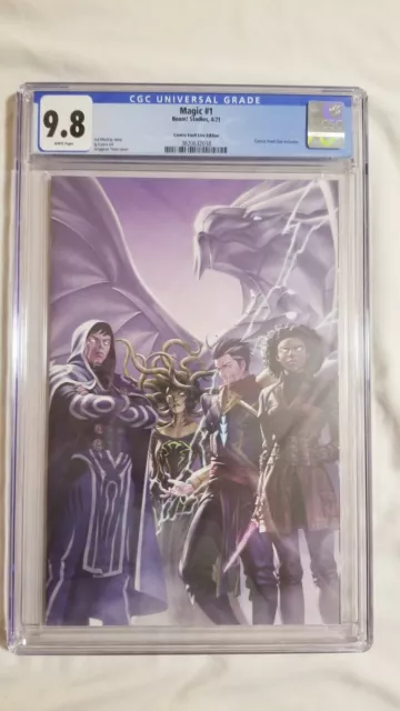 MAGIC The Gathering #1 COMICS VAULT JUNGGEUN YOON VIRGIN VARIANT CGC 9.8 BOOM 🔥