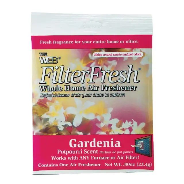 Web FilterFresh Furnace Air Freshener, Gardenia WGARD Web Filter Fresh WGARD