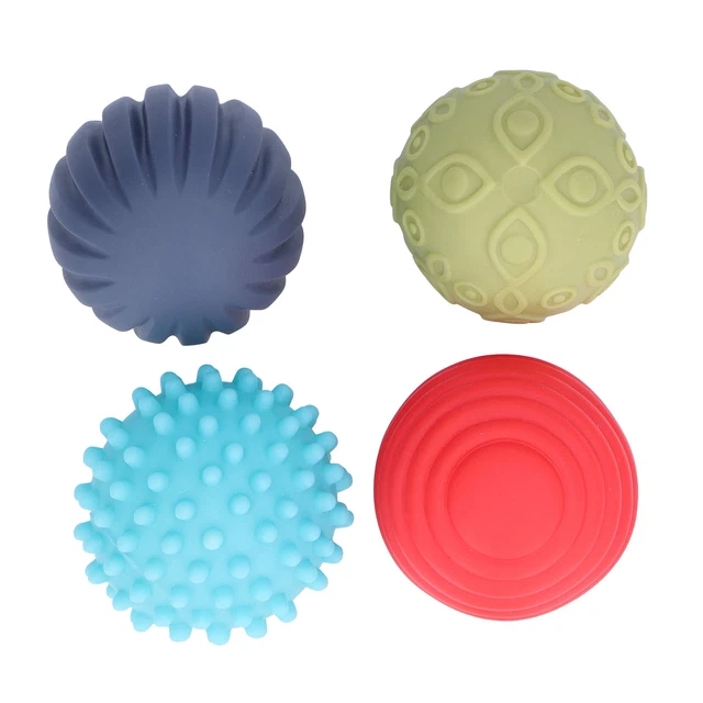 Textured Multi Sensory Ball Set Tactile Exploration Textured Sensory Balls Soft 2