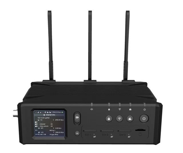 Encodeur vidéo de liaison  streaming en direct MiNE Media Q8 4G