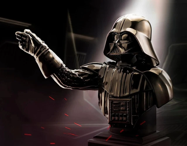 ROYAL SELANGOR Star Wars Statue Darth Vader Black Edition Bust Statue Toy Movie