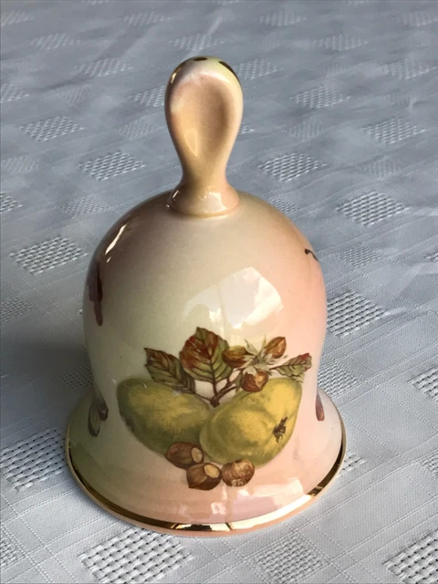 Vintage Royal Worcester Palissy China Glocke Royal Collection Obst. Sehr guter Zustand