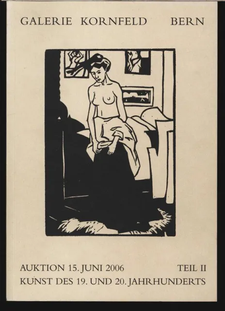 Galerie Kornfeld, Bern. Kunst des 19. und 20. Jahrhunderts, Auktion 15. J 358812