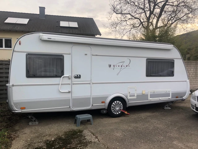 Tabbert Vivaldi 540 E (230E) Markise 4,50 Safariroom (Vorzelt) Mover Klimaanlage