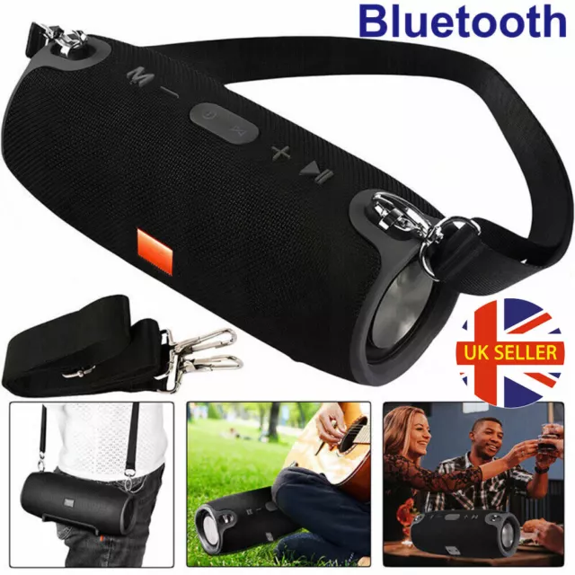 40W Portable Wireless Bluetooth Speaker Waterproof Stereo Bass Loud USB FM UK