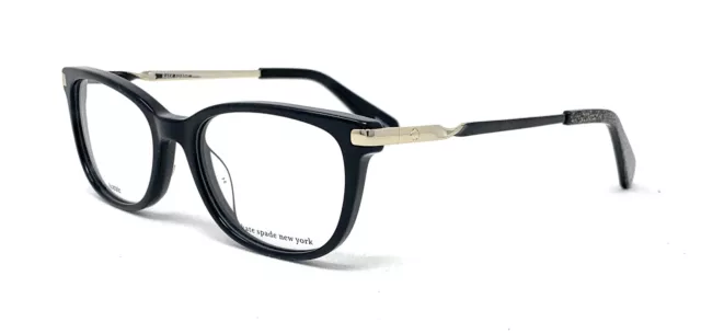 Anteojos de gato KATE SPADE Jailene 807 negros para mujer borde completo 50 mm