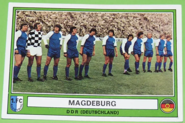 Panini Euro Football 78 1977-1978 #59 1. Fc Magdeburg Magdeburg Gdr Gdr