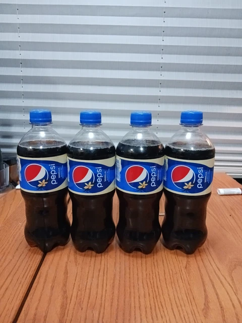 Pepsi Vanilla 4 pack 20 oz  Fresh Bottles From 2022 Very Hard To Find