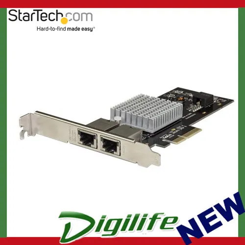 STARTECH Dual Port Network Card - 2-port PCIe 10GBase-T /