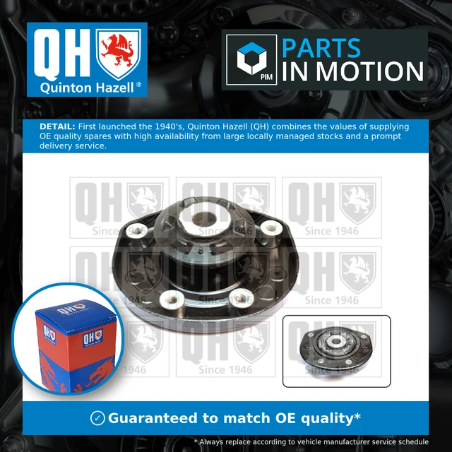 TOP STRUT MOUNTING fits VW CRAFTER 2E 2F 2 5D Front 06 to 13 QH TOP STRUT MOUNTING fits VW CRAFTER 2E 2F 2 5D Front 06 to 13 QH