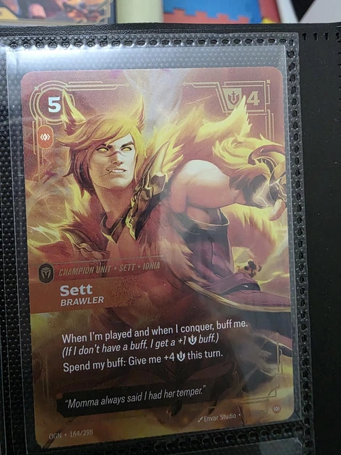 RIFTBOUND LEAGUE OF Legends Sett Brawler Epic OGN 164/298 £17.00 ...
