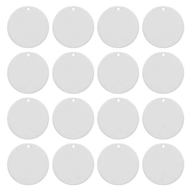 15yl Kreise Scheiben Transparent für DIY SchlüSselanhäNger Handwerk Projekt M1O8