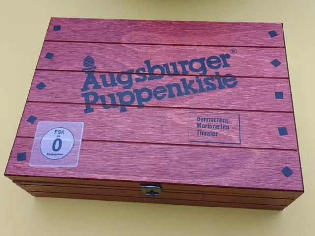 Augsburger Puppenkiste Sammler-Edition Holzbox mit 8 DVDs