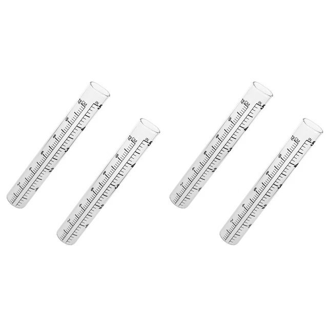 4 Pcs Rain Gauge Holder Home Rain Gauge Household Tools Flat