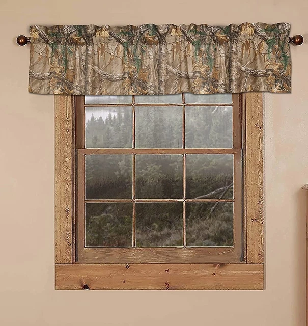Realtree Xtra 14x60 Valance Camo Curtain Lodge Cabin Camp Hunting