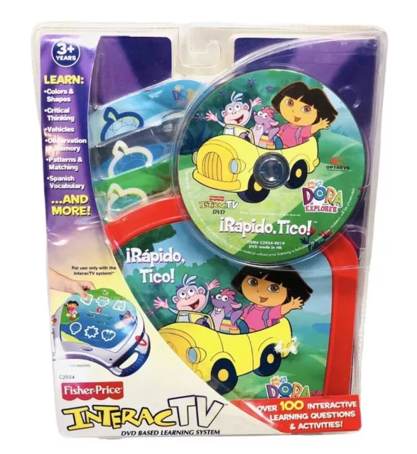 FIsher Price InteracTV DVD Based Learning Dora the Explorer iRapido, Tico!