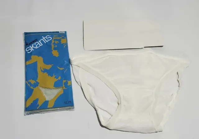 VINTAGE 1969 SKANTS Men’s Briefs Underwear Jockey Large 38-40 60s Style ...