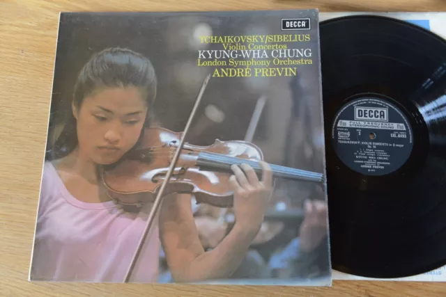 Tchaikovsky / Sibelius Kyung-Wha Chung LSO  André Previn Decca SXL 6493