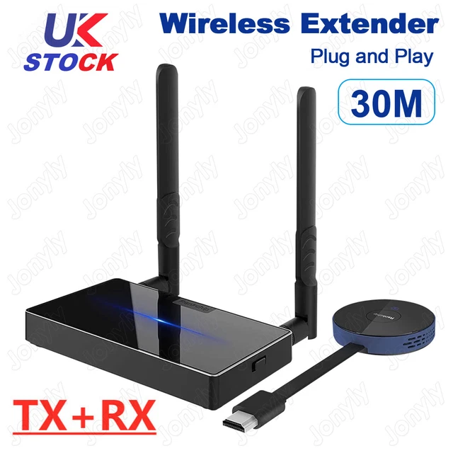 WIRELESS HDMI EXTENDER Transmitter Receiver Display Dongle Video