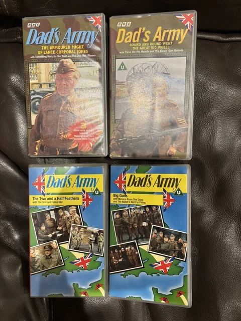 DAD’S ARMY FOUR Mixed VHS BBC Tapes Classic Comedy £15.00 - PicClick UK