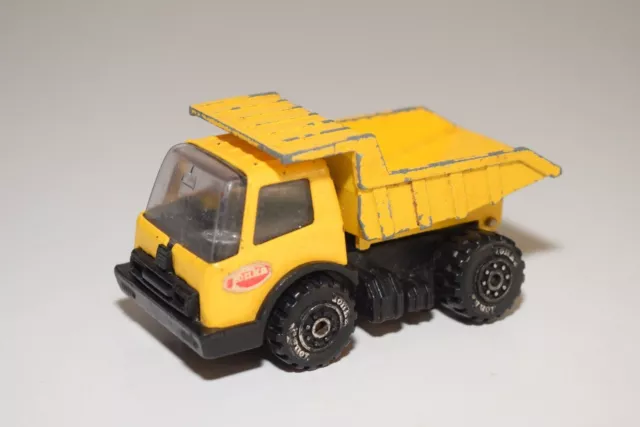 A40 Tonka Tinble Blech Lkw-Kipper Kipper Dumper Gelb Ausgezeichneter Zustand 2