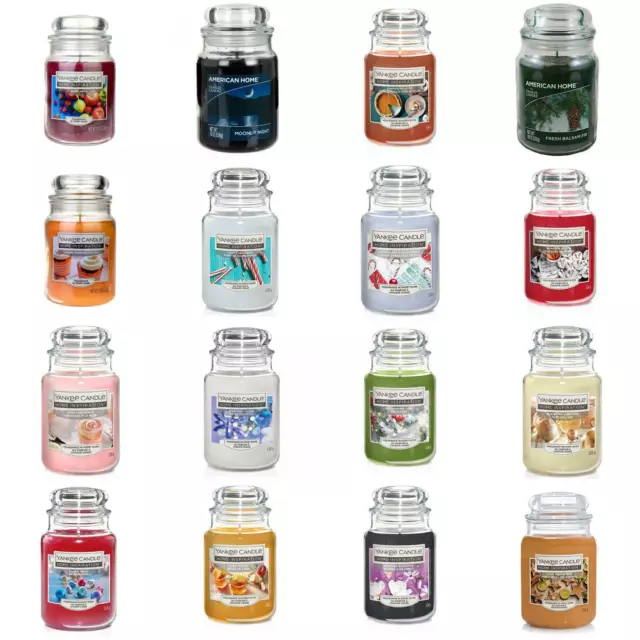 Yankee Candle Scented Fragrance Candles American Home Large 19oz Glass Jar 538g