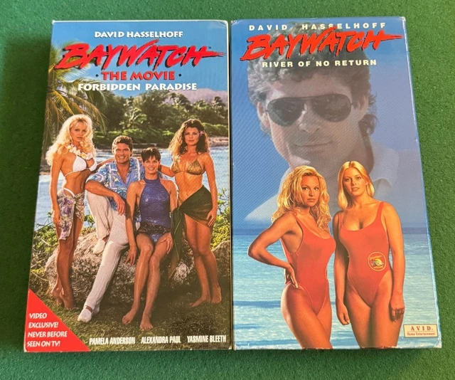 BAYWATCH THE MOVIE (Forbidden Paradise) River of No Return 2 VHS +