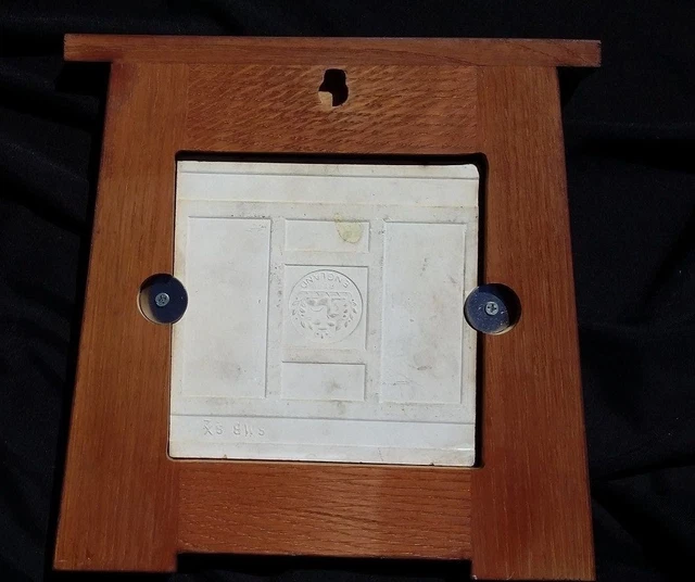 T & R Boote Antique English Art Nouveau Tile w/ Arts & Crafts Frame 6