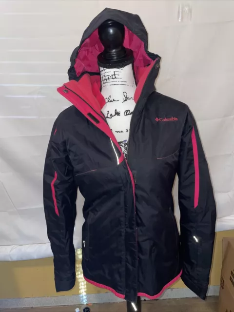 Bugaboo Columbia youth 14/16 Black pink jacket interchange