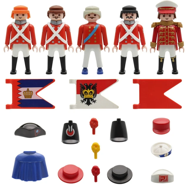 PLAYMOBIL HAFENWACHE RED Coats Royal Guard English Guard Soldiers 3054