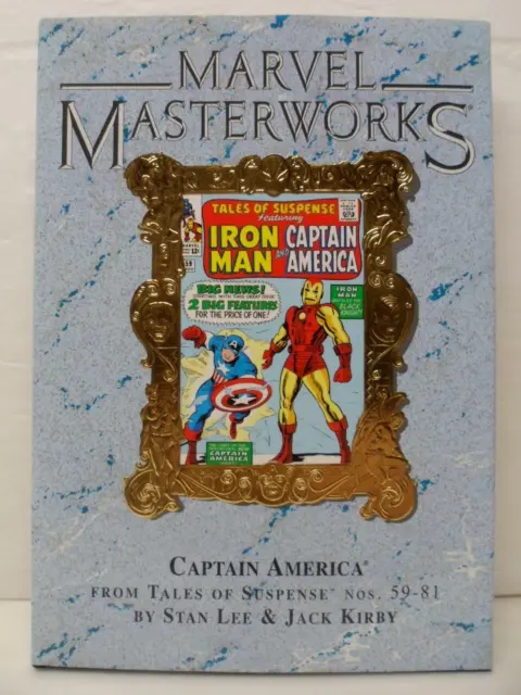 Marvel Masterworks Volume 14 Captain America 1 Variant HC Limited to 520 Copies