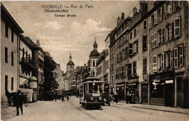 CPA AK THIONVILLE - Rue de Pais - Diedenhofn - Pariser Strasse (651065)