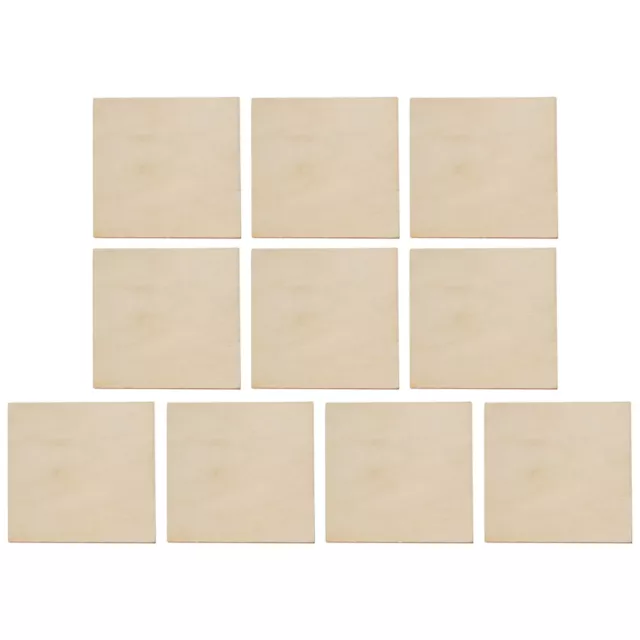 50pcs 2" Unpainted Wooden Tiles for DIY Crafters