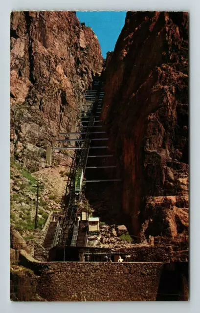 Royal Gorge CO-Colorado, Scenic View Incline Railway, Vintage Postcard