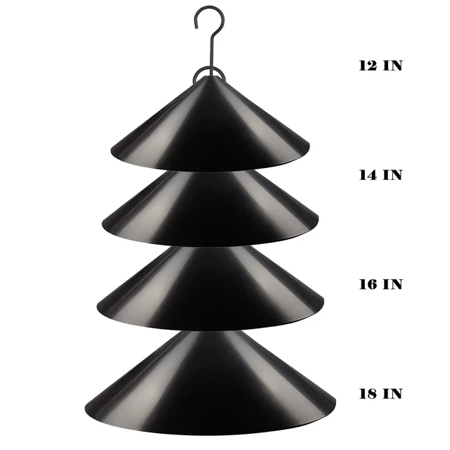12/14/16/18in Wrap Around Squirrel Baffle Bird Feeder Squirrel Proof Wrap Tools
