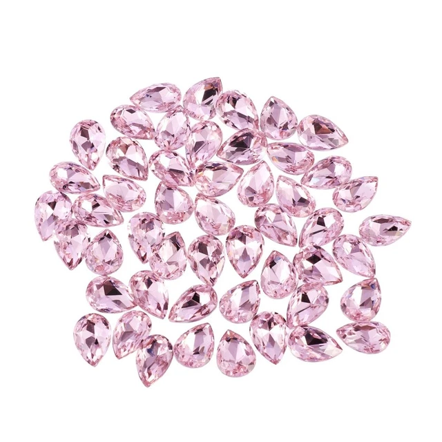 50 piezas taladro de caída inferior taladro de cristal taladro hágalo usted mismo resina de cristal lágrima