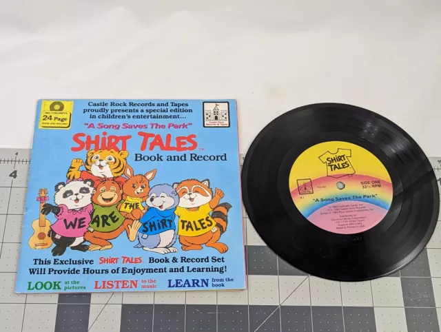 Shirt Tales Book and Record 1983 Hallmark