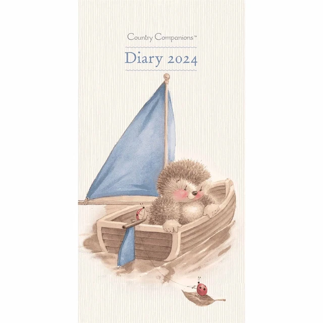 COUNTRY COMPANIONS SLIM Diary 2024 by Carousel Calendars 240282 £5.95