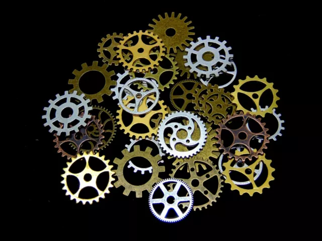 Steampunk Cyberpunk Jewellery Cogs & Gears Watch Parts Craft Arts Jewellery ML