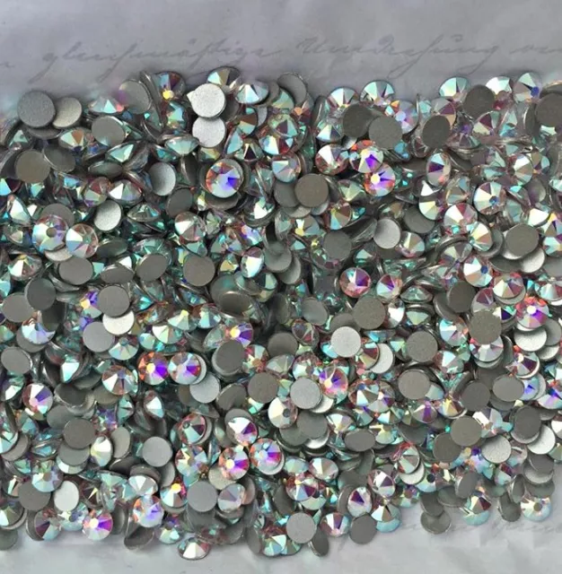 Swarovski crystals AB rhinestone flat back stones gems for nail art 150 piece