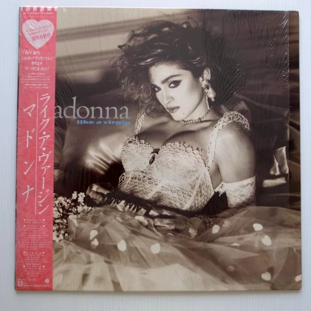 Madonna ‎– Like A Virgin JAPAN 1984 NEAR MINT vinyl LP P-13033