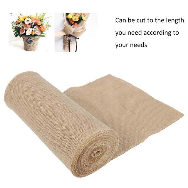 Décoration Vintage Chemin De Table Jute, Chemin De Table Toile De Jute