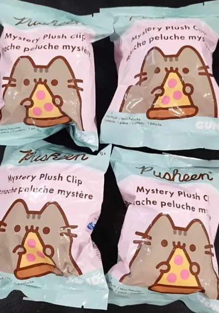 PUSHEEN Mystery Plush Clip 4X Brand New In Package UNOPENED MINT