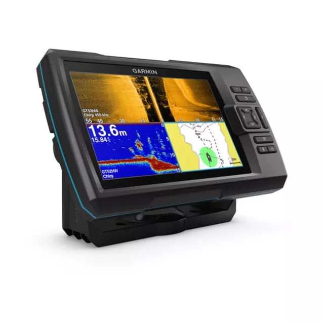 Echolot Fishfinder GPS Garmin Striker Vivid 9SV Karpfenangeln Spinnfischen A0571