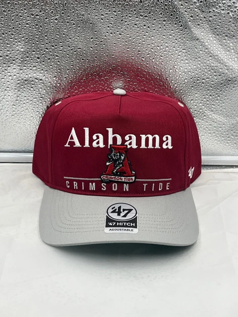 Alabama Crimson Tide NCAA '47 Brand Throwback Red Hitch Adjustable Snapback Hat