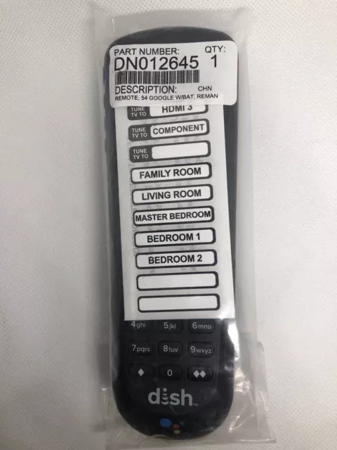 Authentic Dish Network 54.0 Satellite Receiver Remote Control For Wally/Hopper⭐️