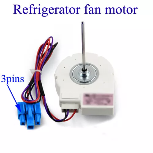 Refrigerator DC Fan Motor 3pins For Haier BCD-628WABV/BCD-628WACB Refrigerator