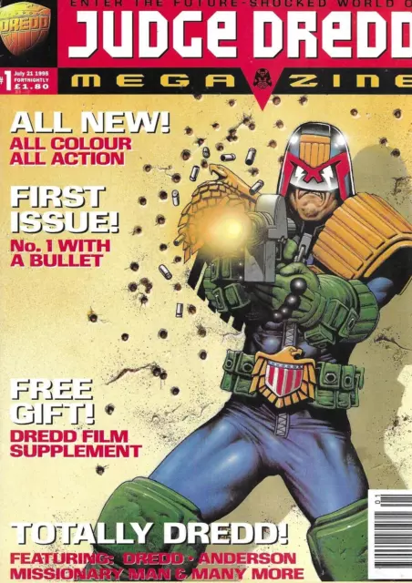 JUDGE DREDD MEGAZINE - Vol. 3  #01 (July 1995) ~ 2000AD [NO PROMO ITEMS]