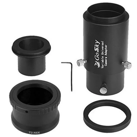 Gosky Deluxe Telescope Camera Adapter Kit for SONY E-Mount (Mirrorless) Cameras